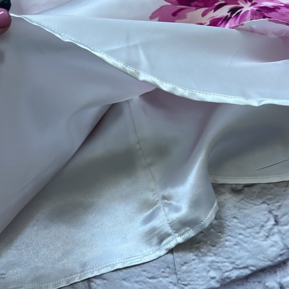 Girls floral pink and white dressy dress - Picture 8 of 8